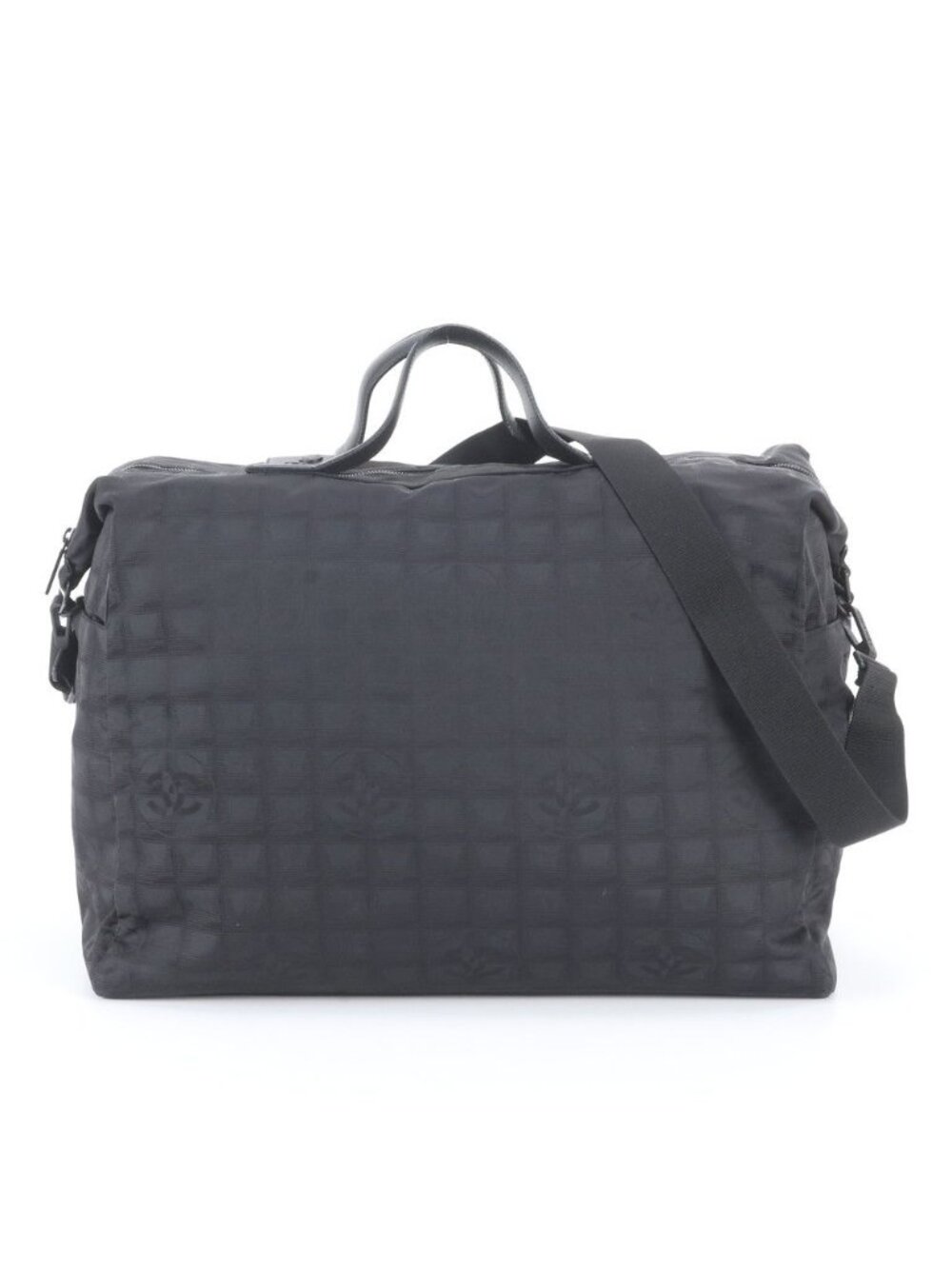 Chanel New Travel Leather 2-Way Boston Bag